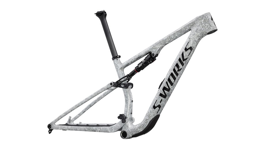 2026 Specialized S-Works Epic 8 Frameset Gloss Dolomite Multi Impasto / Black - S