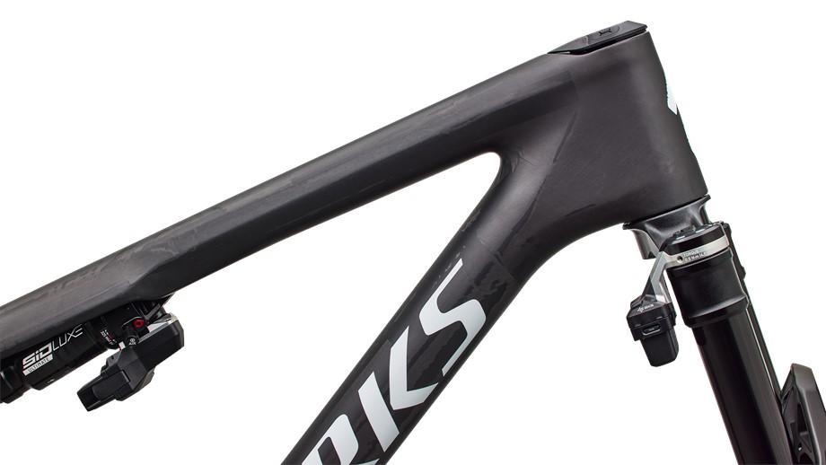 2027 Specialized S-Works Epic 9 Frameset Satin Carbon / Metallic White Silver - XL