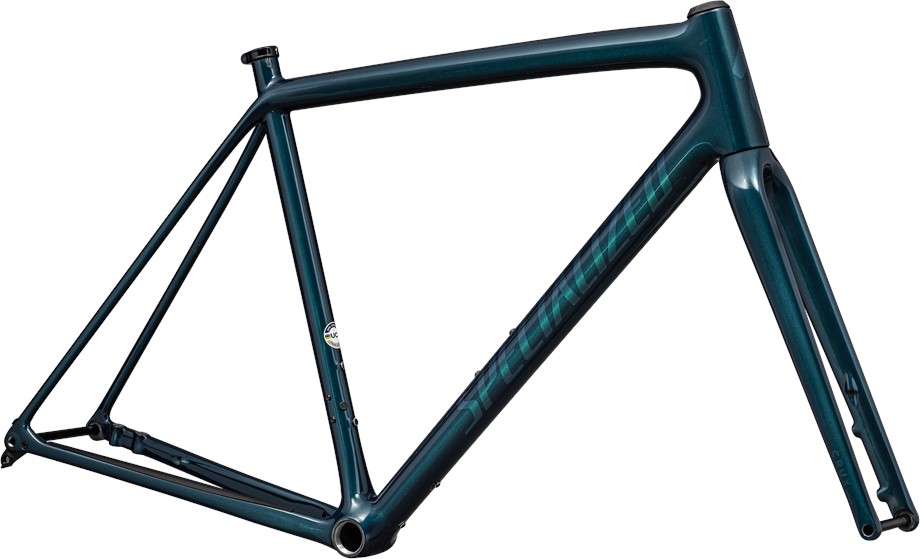 2023 Specialized Crux Frameset Gloss Metallic Deep Lake / Green Pearl - 56