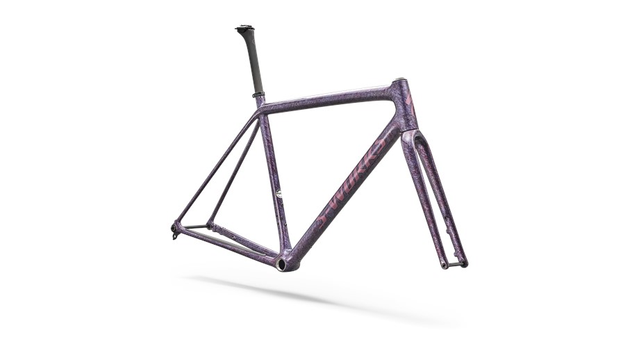 2026 Specialized S-Works Crux Frameset Nebula Metallic / Quartz Metallic - 58