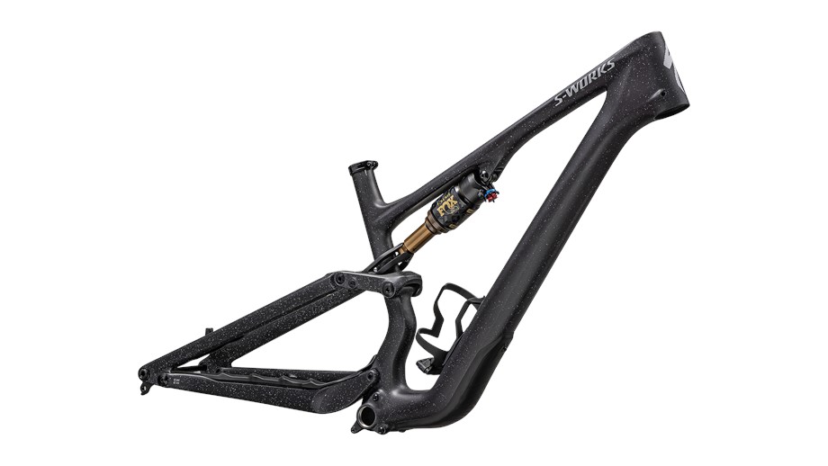 2025 Specialized S-Works Stumpjumper 15 Frameset Satin Nrly Blk / Blk / Cool Grey / Obsidian / Satin Dove Grey - S2