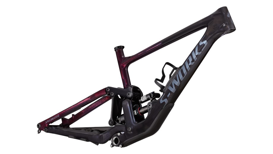 2025 Specialized S-Works Enduro Frameset Gloss Rebel Pink Tint Carbon / Fog Tint - S3