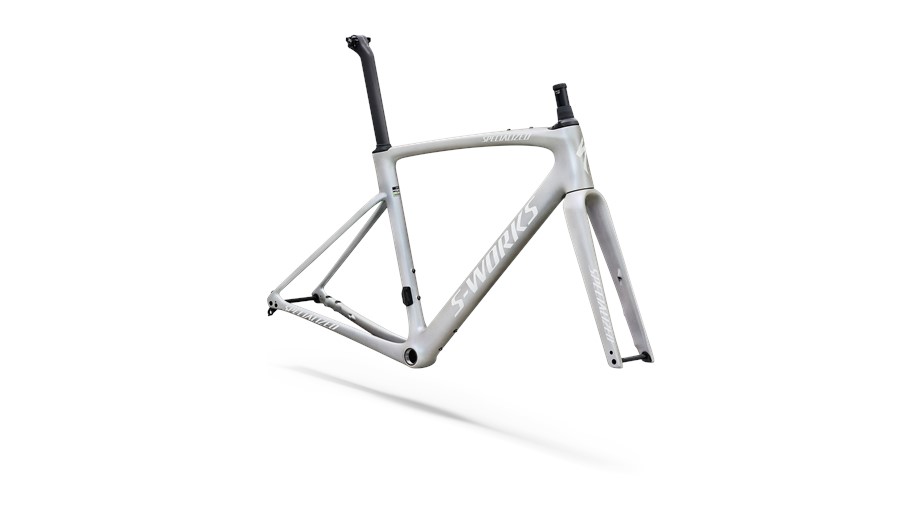 2027 Specialized S-Works Roubaix SL8 Frameset Cynprpcmln / Metwhtsil / Wht - 49