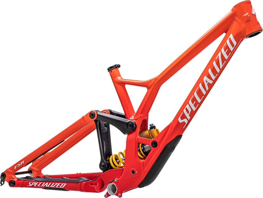 2023 Specialized Demo Race Frameset Gloss Fiery Red / Vivid Red Fade / White - S2