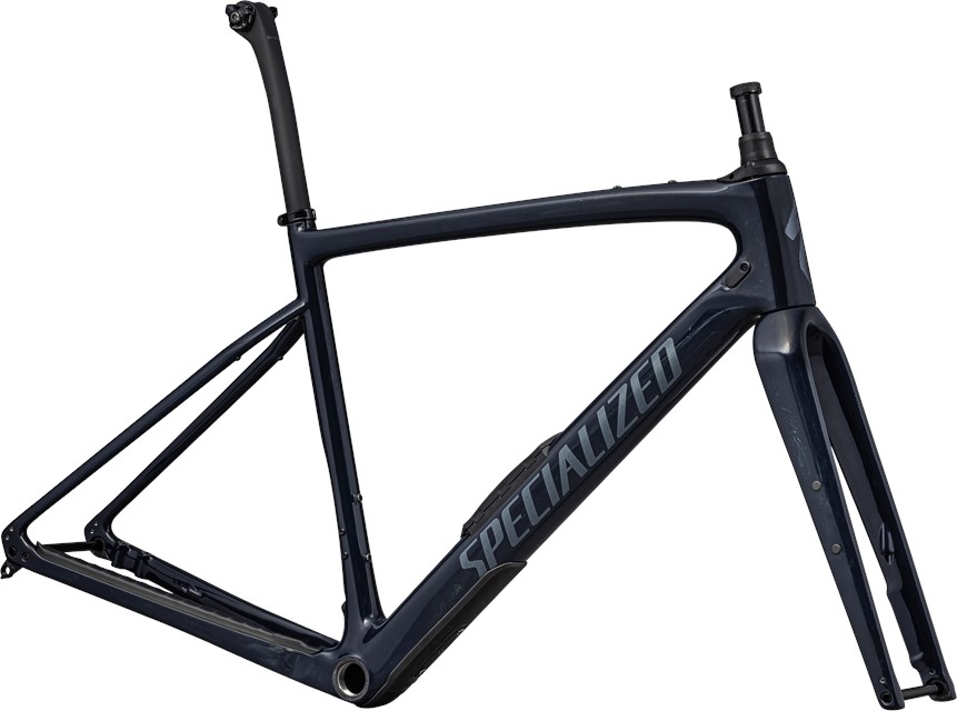 2024 Specialized Diverge 9r Frameset Gloss Dark Navy Granite Over Carbon / Pearl - 64