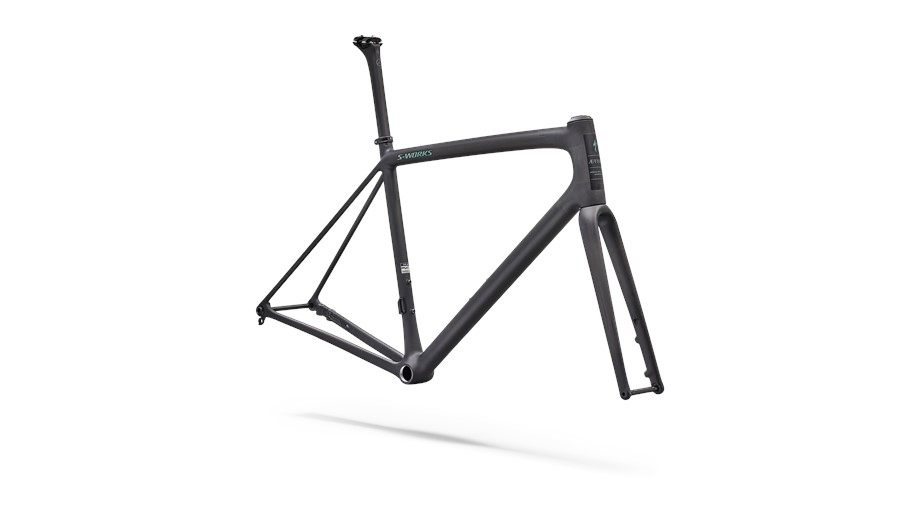 2026 Specialized S-Works Aethos 2 Frameset Rtp Raw Carbon / Premium Fjord Metallic - 52