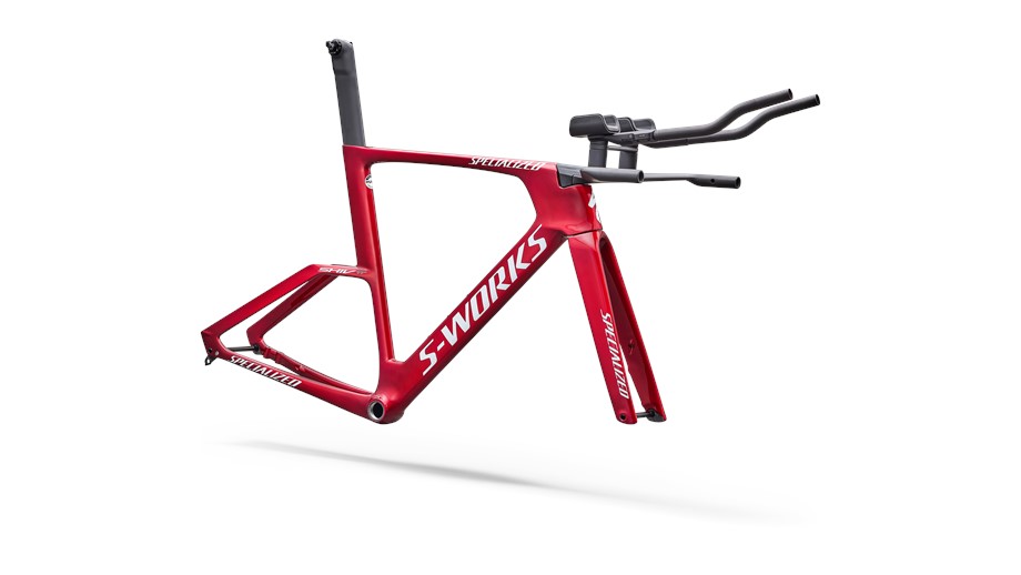 Specialized S-Works Shiv TT Disc Module Gloss Ruby Metallic / White Silver Metallic - M