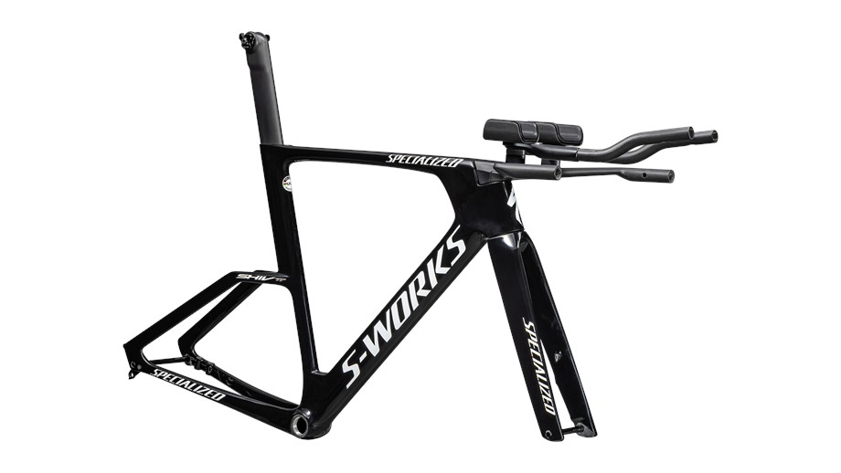 Specialized S-Works Shiv TT Disc Module Gloss Tarmac Black / Metallic White Silver - M