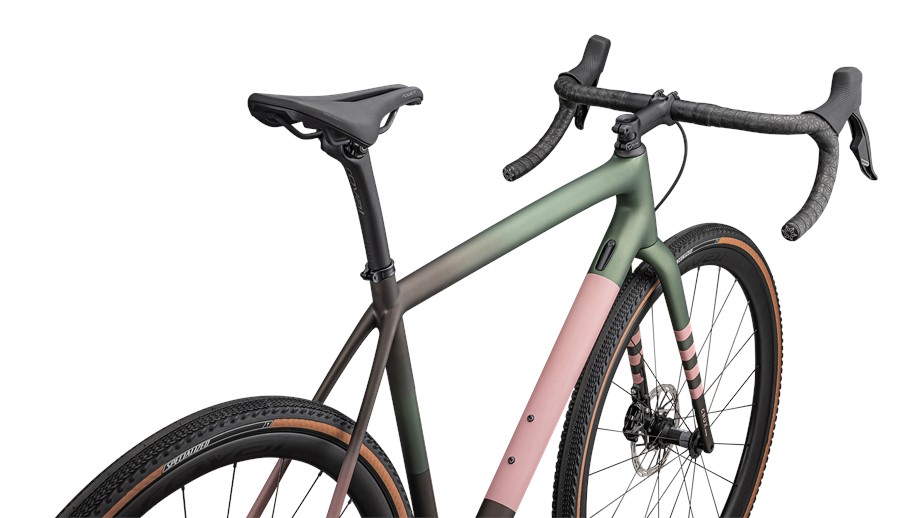 2025 Specialized Crux Expert Satin Cypress Metallic / Doppio / Dusky Pink / Champagne - 61