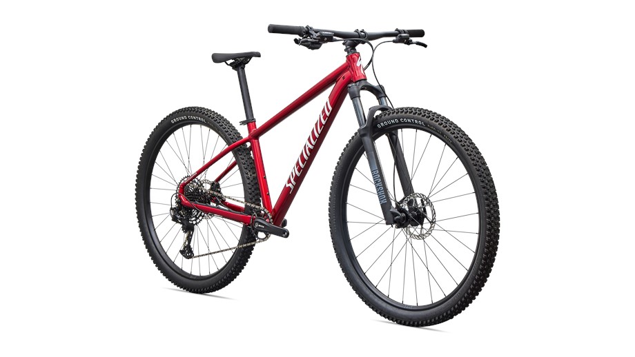 2027 Specialized Rockhopper Expert Gloss Red Tint Aluminum / White - L - 29