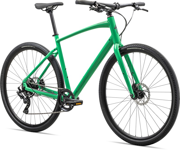 2024 Specialized Sirrus X 2.0 Gloss Electric Green / Satin Reflective Smoke - XL