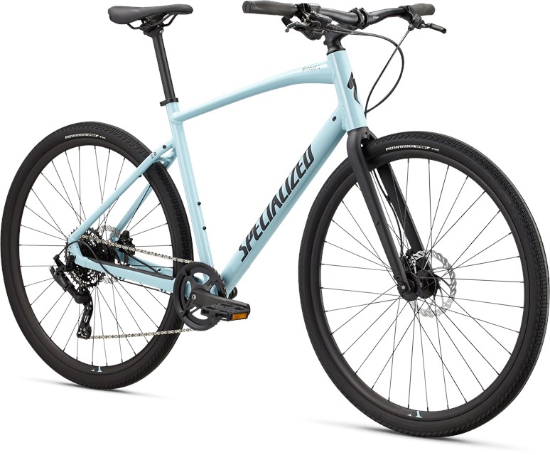 2022 Specialized Sirrus X 2.0 Gloss Arctic Blue / Black / Satin Black Reflective - XXS