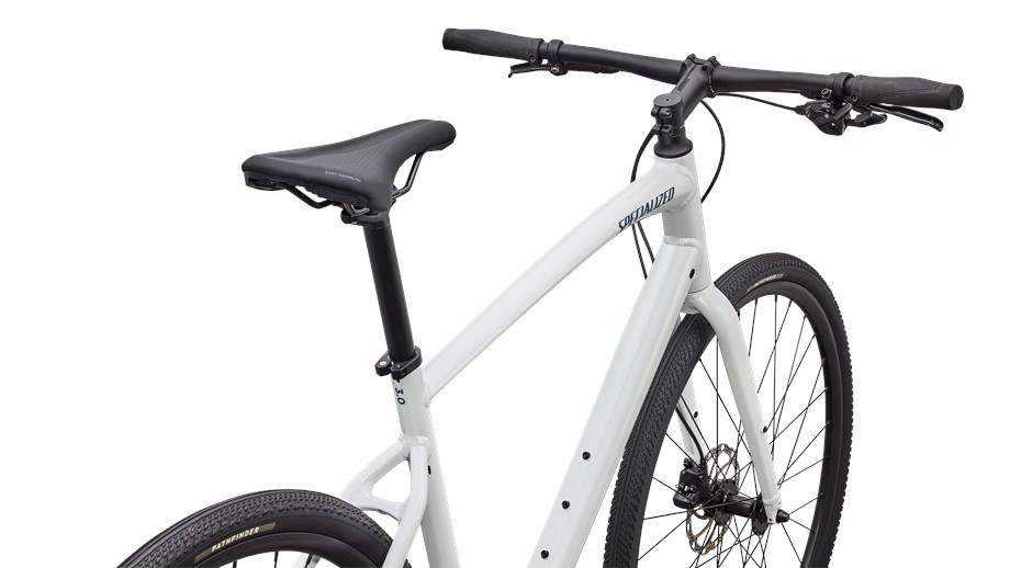 2026 Specialized Sirrus X 3.0 Gloss Metallic White Silver / Metallic Deep Marine Frost Reflective - M