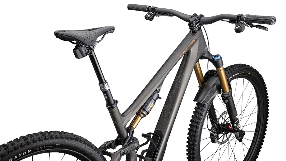 2025 Specialized S-Works Stumpjumper 15 Satin Gunmetal / Clay / White Mtn / Dove Grey / Gloss Bronze - S1