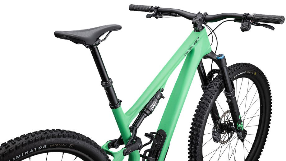 2025 Specialized Stumpjumper 15 Expert Satin Electric Green / Satin Forest Green - S4