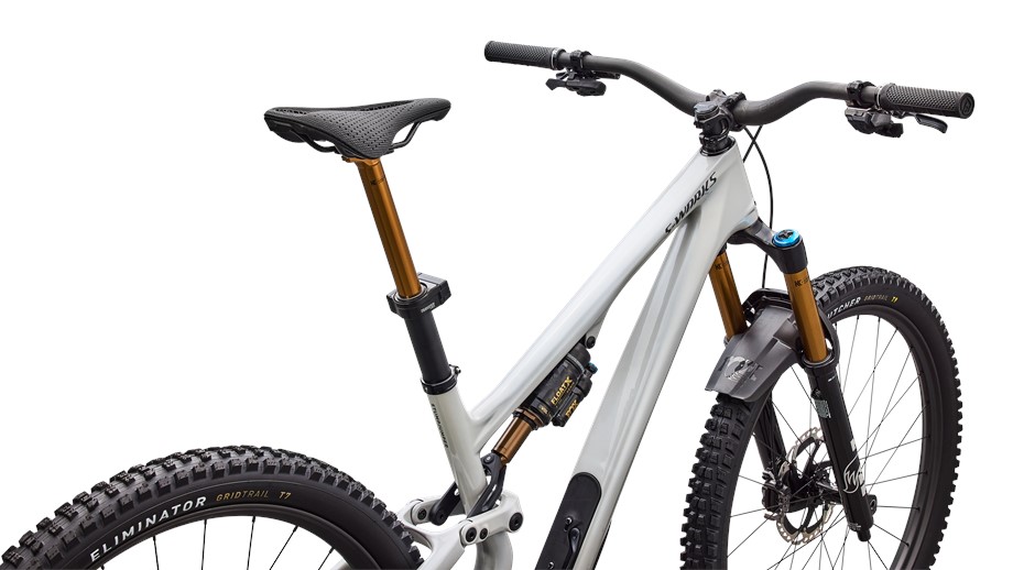 2026 Specialized S-Works Stumpjumper 15 EVO Di2 Gloss Dolomite Metallic / Smoked Liquid Metal - S1