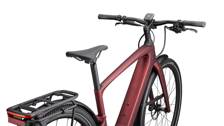2025 Specialized Turbo Vado SL 2 6.0 EQ Carbon Satin Red Sky / Red Onyx Frost - XL