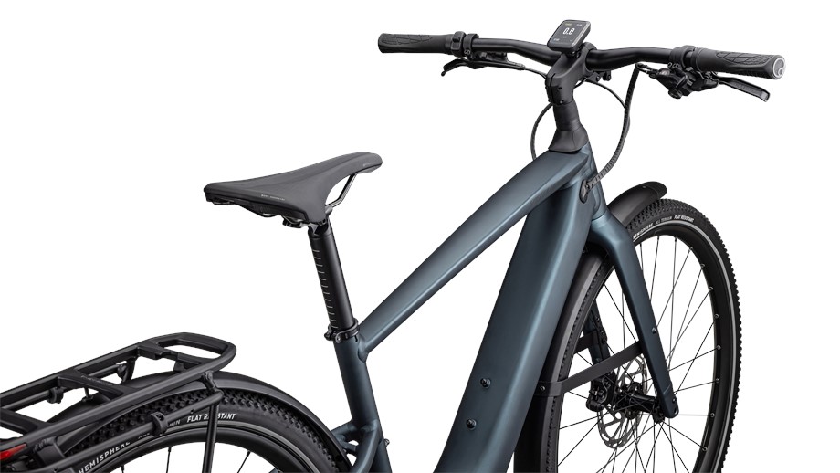2025 Specialized Turbo Vado SL 2 5.0 Satin Deep Lake Metallic / Black Liquid Metal Frost - XL