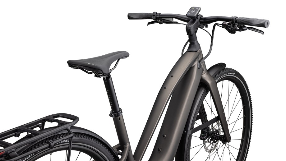 2025 Specialized Turbo Vado SL 2 4.0 Step-Through  Satin Gunmetal / Smoke Frost - M