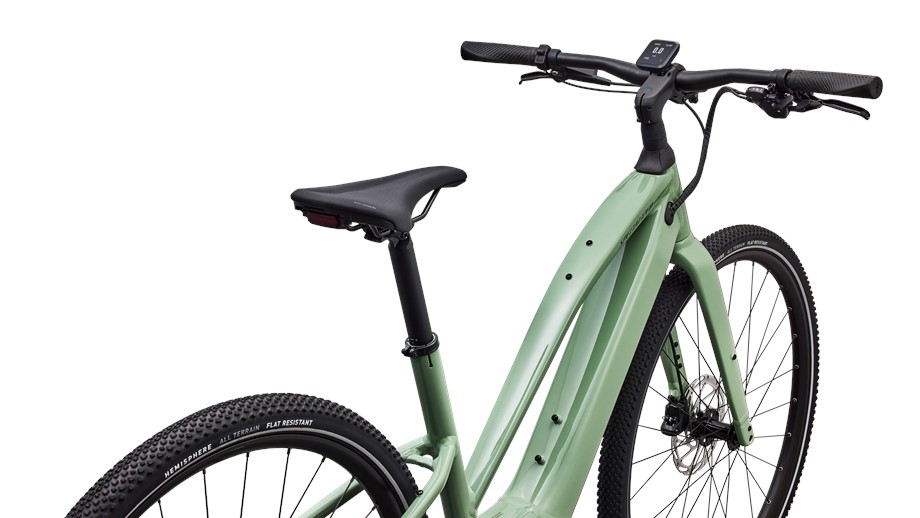 2026 Specialized Turbo Vado SL 2 4.0 Step-Through  Gloss Pistachio / Oak Green Metallic Frost Reflective - M