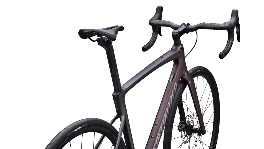 2026 Specialized Roubaix SL8 Comp Satin Solidity Metallic / Obsidian Metallic Fade / Smoke - 49