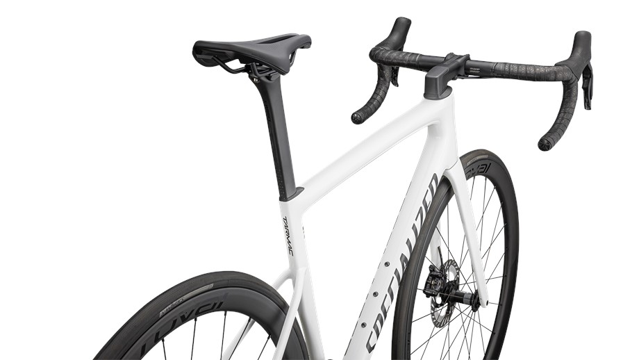 2025 Specialized TARMAC SL8 EXPERT DI2 White / Fine Metallic Black 54