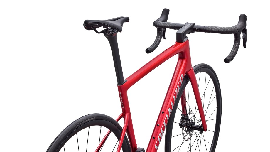 2026 Specialized Tarmac SL8 Comp Gloss Red Tint Over Silver Dust / Silver Dust - 61