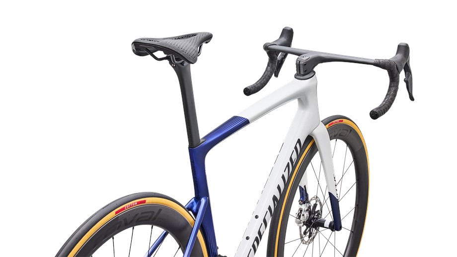 2027 Specialized Tarmac SL9 S-Level Gloss White / Majesty Blue Metallic / Black - 44