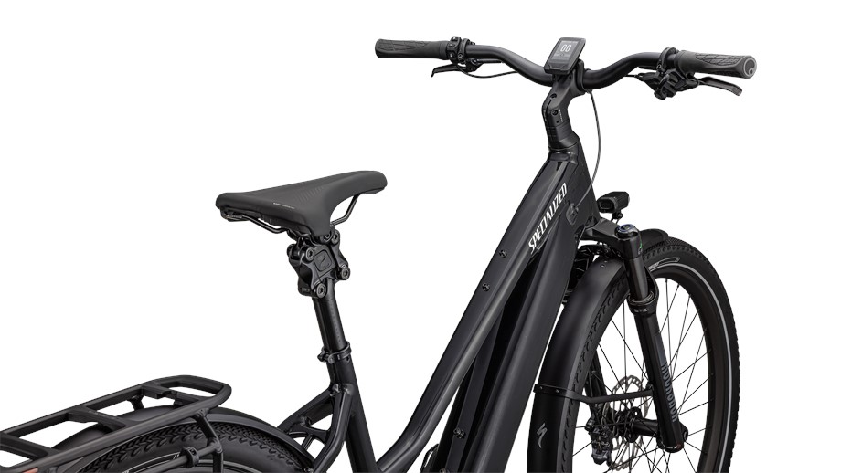 2025 Specialized Turbo Vado 5.0 Step-Through Gloss Castblack / Satin Silver Reflective - XL
