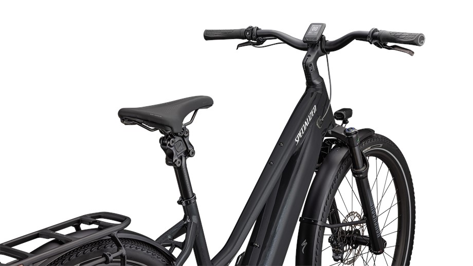 2025 Specialized Turbo Vado 5.0 IGH Step-Through Gloss Castblack / Satin Silver Reflective - M