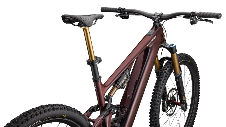 2026 Specialized S-Works Turbo Levo 4 Gloss Red Pearl / Black / Metallic White Silver - S3