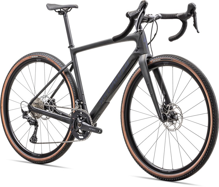 2025 Specialized Diverge Sport Carbon Satin Carbon / Blue Onyx - 58