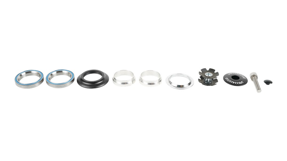 Specialized HDS COMPLETE, INTEGRATED, 1" UPPER, 1" LOWER, 36X45 DEG, W/ COMPRESSION RING & TOP COVER (TEX-IS124-SUS) Hds My12 Shiv Tt Headset 1"-1 1 / 8" W / Compression Ring And Cap