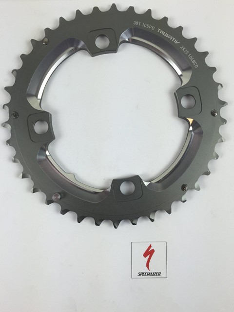 Specialized S131400011 Chr Sram My13 Chain Ring Mtb 38t S1 104bcd Al5 Tungsten Grey 2x10 No Pin (11.6218.007.005)