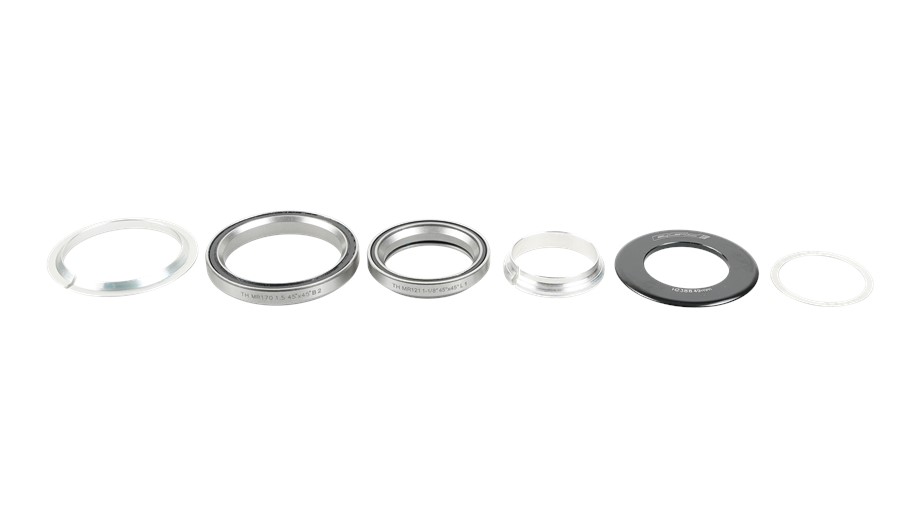 Specialized HDS COMPLETE, INTEGRATED, 1-1/8" UPPER, 1.5" LOWER, 45X45 DEG, FLUSH 49MM TOP COVER (H2388), W/ MICRO SHIM & SPLIT CROWN RACE Hds Fsa My14 Enduro Sw / Expert Carbon Headset