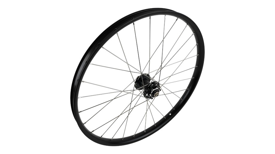 Specialized WHL KIDS 24", FRONT, ALLOY, QR, 9X110MM, DISC, 6-BOLT, 28H - BLACK