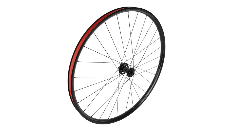 Specialized WHL TURBO, 700C, FRONT, ALLOY, TA, 12X100MM, DISC, 6-BOLT, 28H - BLACK W/ TURBO DCL