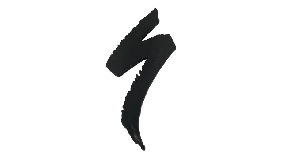 2025 Specialized FRM MY17 SJ FSR, 70MM HEADTUBE BADGE, W/ ADHESIVE BACKING Black - One Size