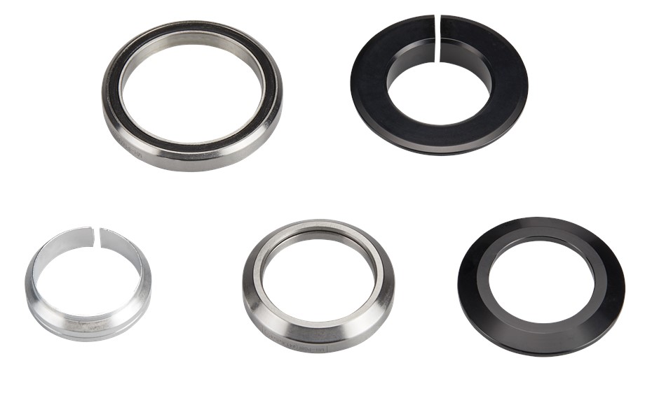 Specialized HDS COMPLETE, INTEGRATED, 1-1/8" UPPER, 1.5" LOWER, 45X45 DEG, 46MM TOP COVER (HA751A), W/ CROWN RACE FOR 1-1/8" STRAIGHT STEERER (VP SBC-1617) Hds Vp Sbc-1617, 6061-t6,46 Mm Cone Spacer,upper 1.125in,lower 1.5in For 1.125in Steerer