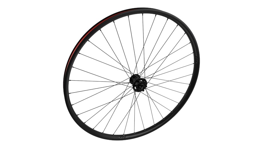 Specialized WHL TURBO, 700C, FRONT, ALLOY, TA, 15X100MM, DISC, 6-BOLT, 32H - BLACK W/ TURBO DCL