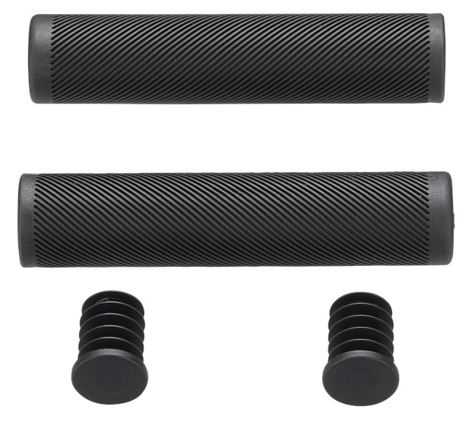 Specialized BAR GRIPS, KIDS SLIDE ON, 110MM LENGTH, 24MM THICK, 19MM DIAMETER BAR MOUNT, RUBBER, CLOSED END, BLACK Black