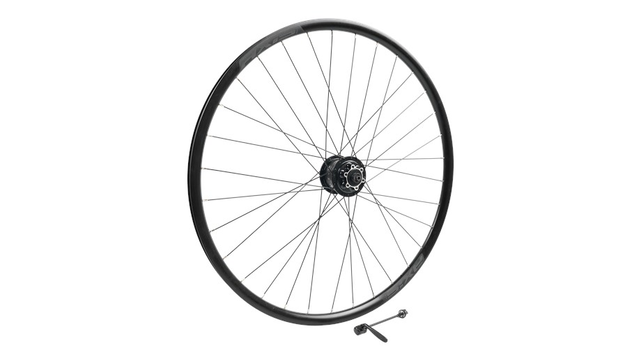 Specialized WHL SIRRUS, 700C, FRONT, ALLOY, QR, 9X100MM, DISC, 6-BOLT, 32H, 6V DYNAMO FRONT HUB