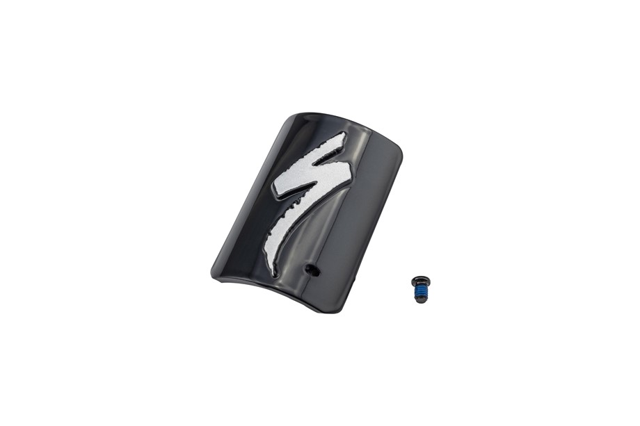 FRM VADO/COMO (GEN.2), HEADTUBE COVER - CAST BLACK / SILVER REFLECTIVE