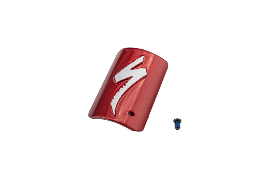 FRM VADO/COMO (GEN.2), HEADTUBE COVER - RED TINT / SILVER REFLECTIVE