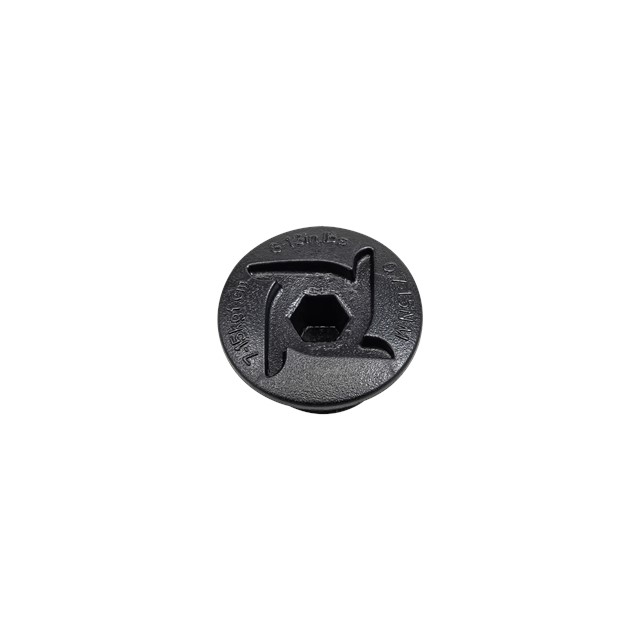 Specialized BLT PW 2-PIECE CRANK PRELOAD BOLT, 6MM HEX HEAD, M18 X1.0PX13.5MM, PLASTIC Black - One Size
