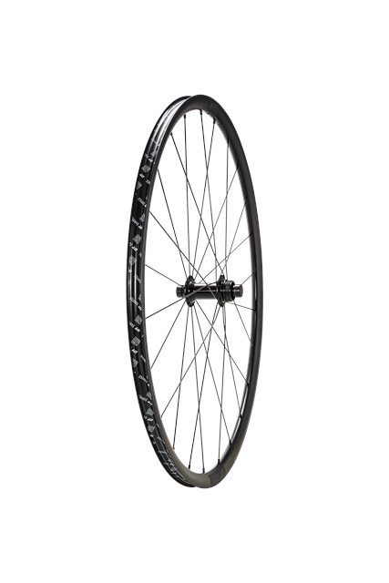 Specialized WHL DT-R470 V2, 700C, FRONT, ALLOY, TA, 12X100MM, DISC, CENTERLOCK, 24H - BLACK W/ CHARCOAL DCL Black / Charcoal Decal - 700C