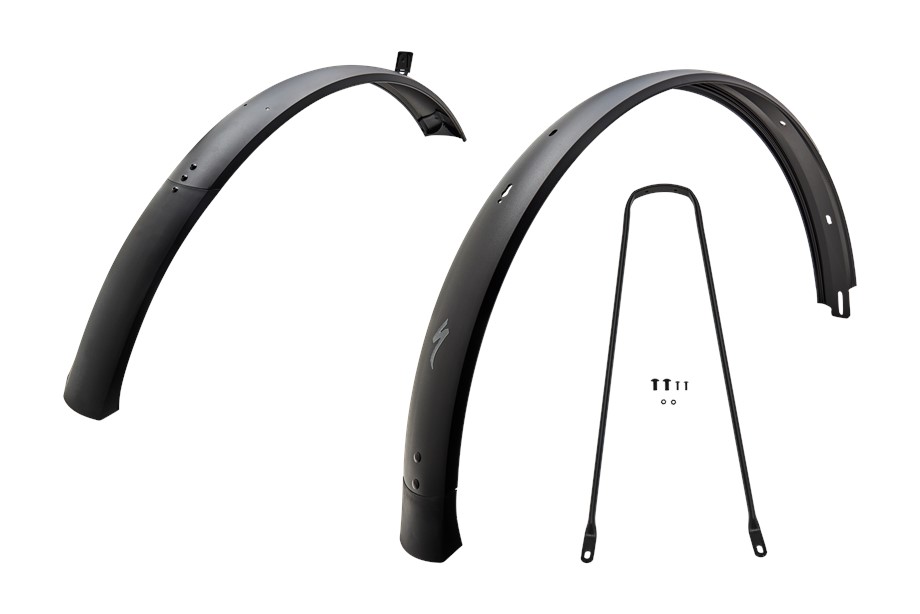 Specialized FND MY26 TERO X 5.0 & 6.0, 29, FRONT & REAR FENDER SET FOR PSYLO FORK, W/ MOUNTING HARDWARE Black - 29"