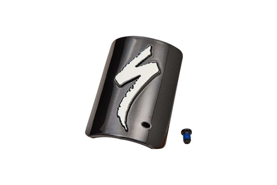 2025 Specialized FRM MY26 TERO X, HEADTUBE COVER - METALLIC OBSIDIAN / BIRCH WHITE -