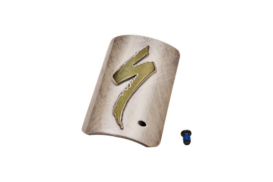 2025 Specialized FRM MY26 TERO X, HEADTUBE COVER - SANDSTONE METALLIC / DESERT METALLIC / LAUREL GREEN METALLIC -