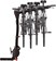 Yakima FullSwing Hitch Bike Rack - 4-Bike, 2" Receiver, Black 